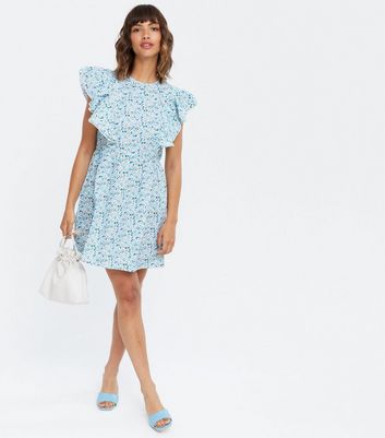 Click to view product details and reviews for Influence Blue Ditsy Floral Frill Mini Dress New Look. Click to view product details and reviews for Influence Blue Ditsy Floral Frill Mini Dress New Look.