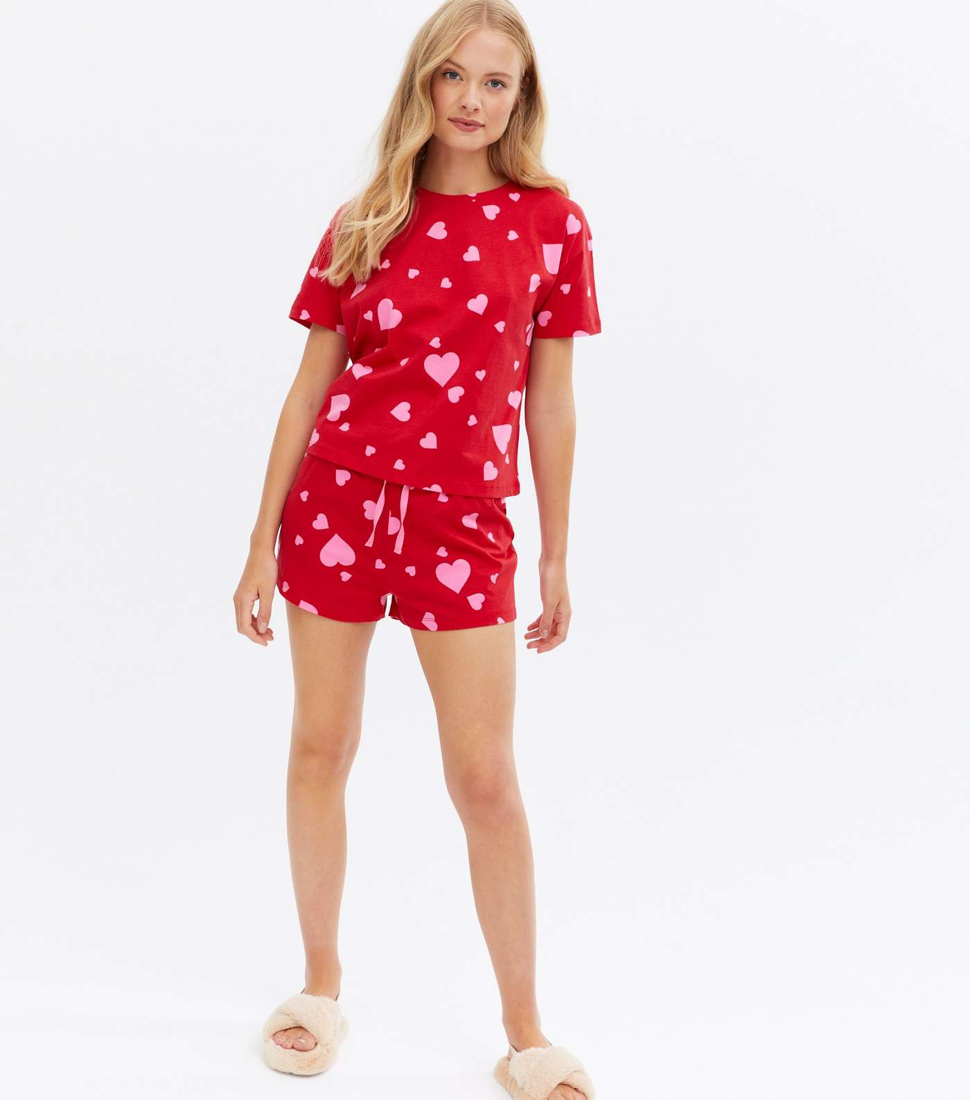 Red Heart Soft Touch Matching Family Pyjama Set