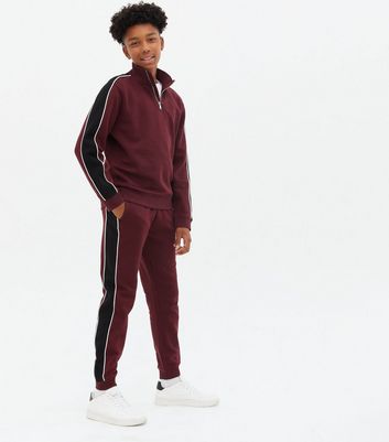 Boys store burgundy joggers