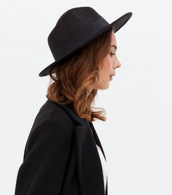 Black Fedora Hat | New Look