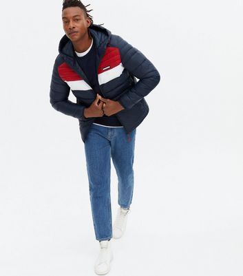 jack and jones puffer jacket navy