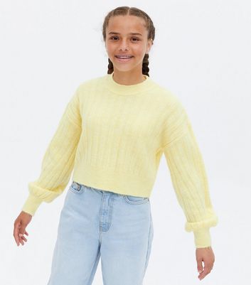girls yellow jumper
