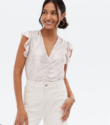 frill shoulder top