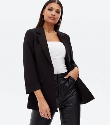 Black Relaxed Fit Blazer New Look