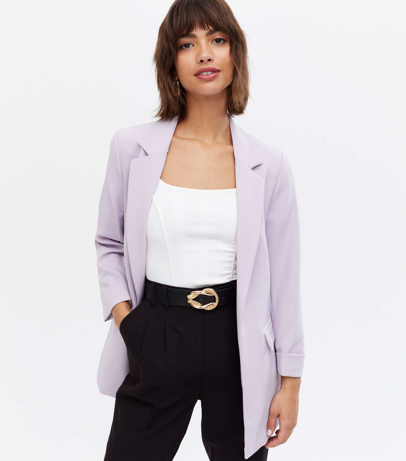 Lilac Relaxed Fit Blazer