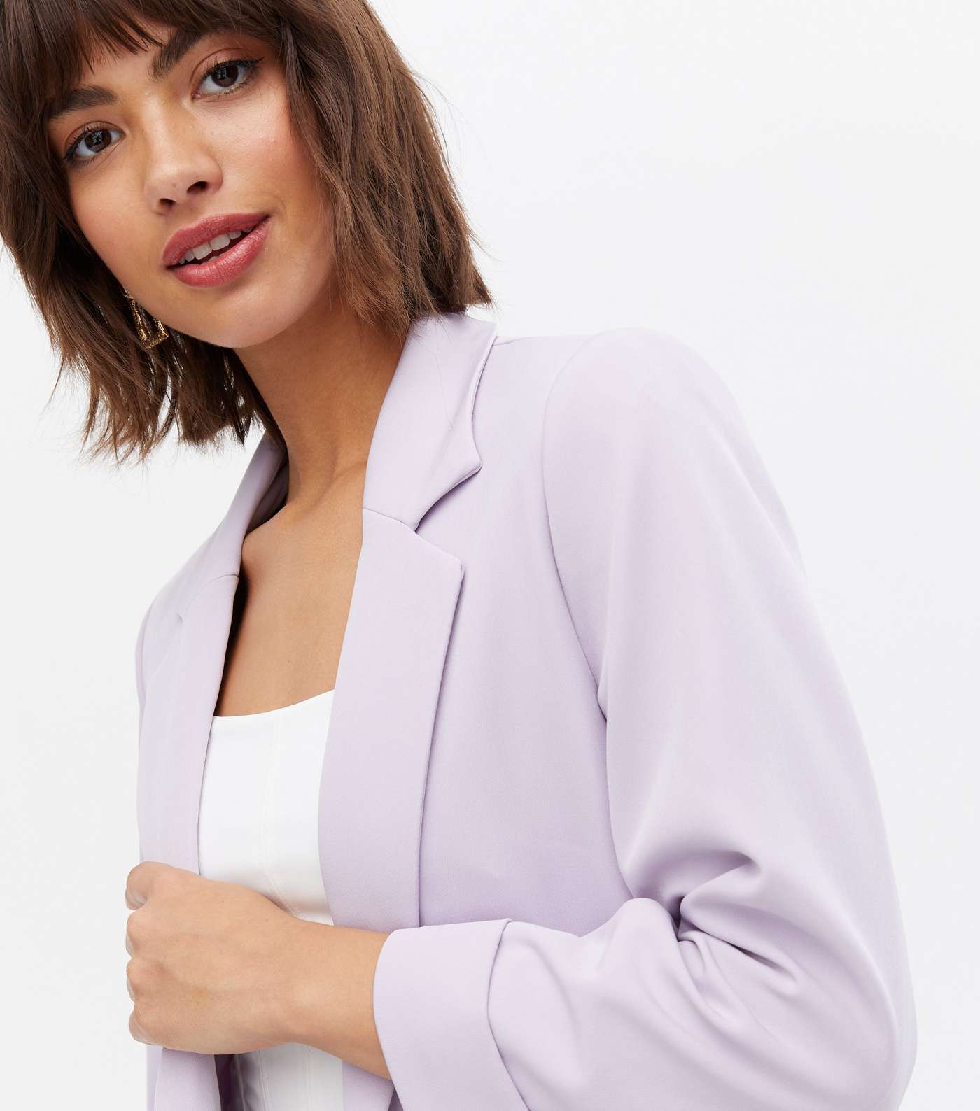 Lilac Relaxed Fit Blazer Image 3
