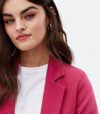 Deep hotsell pink blazer