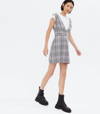 new look plaid dress