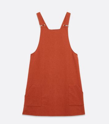 orange pinafore