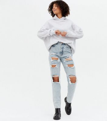 new look blue mom jeans