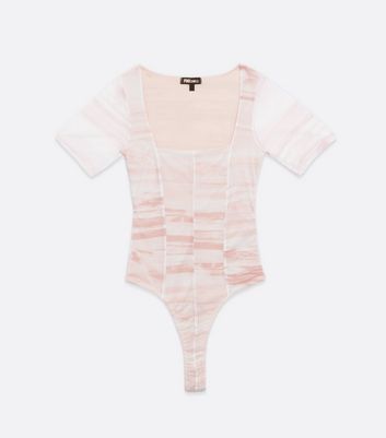 Pink Vanilla Pink Marble Print Square 