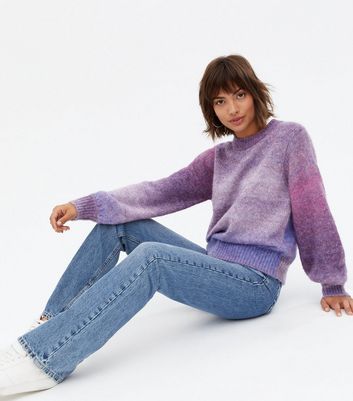 Blue Vanilla Purple Space Dye Puff 