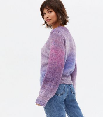 Blue Vanilla Purple Space Dye Puff 