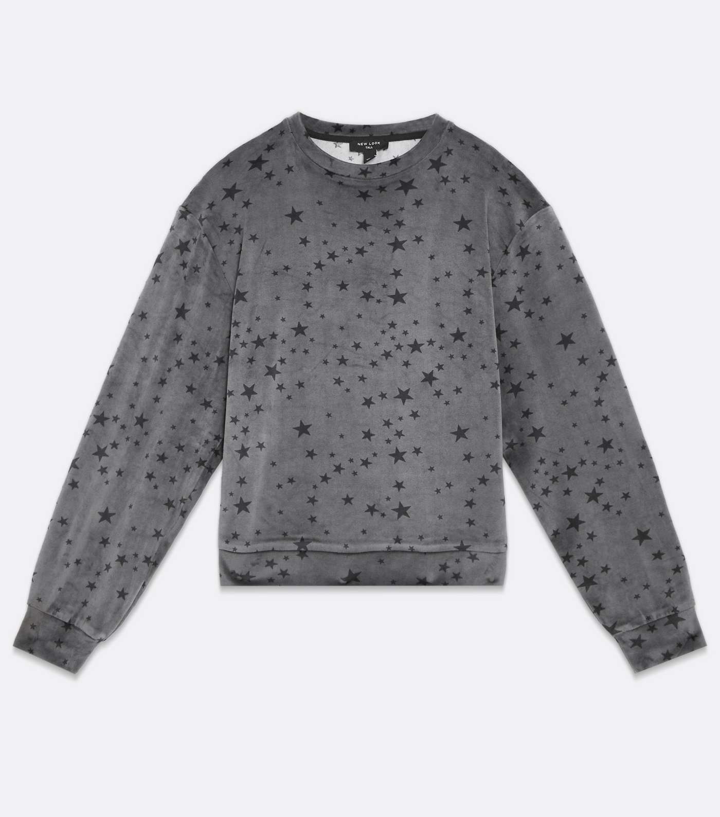 Tall Light Grey Star Lounge Sweatshirt Image 5
