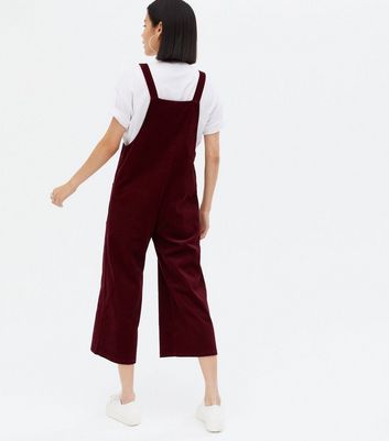 burgundy dungarees womens