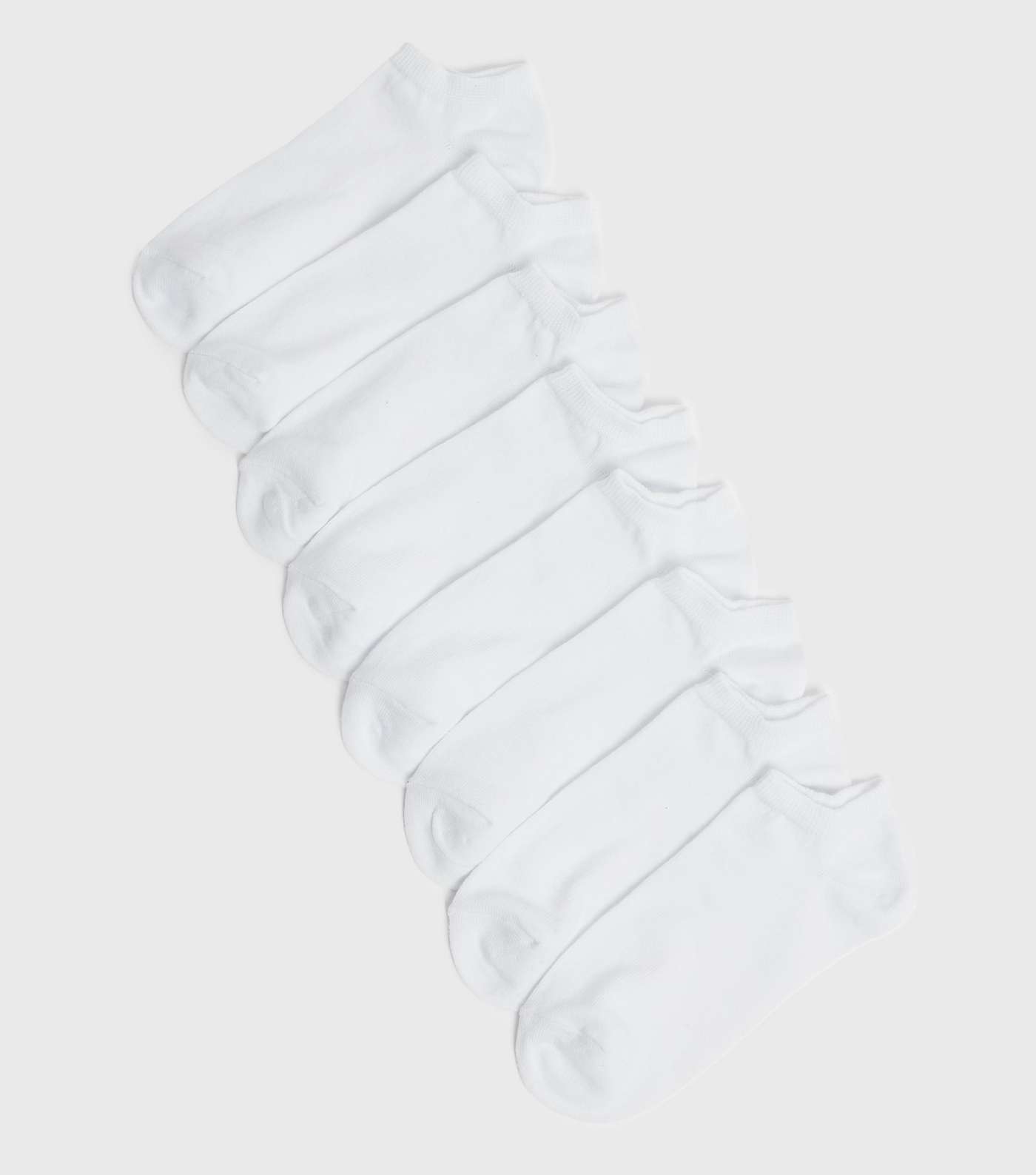 10 Pack White Trainer Socks