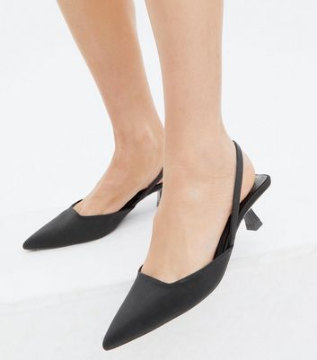 slingback kitten heel