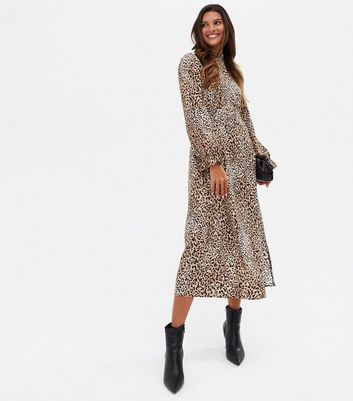 leopard midi