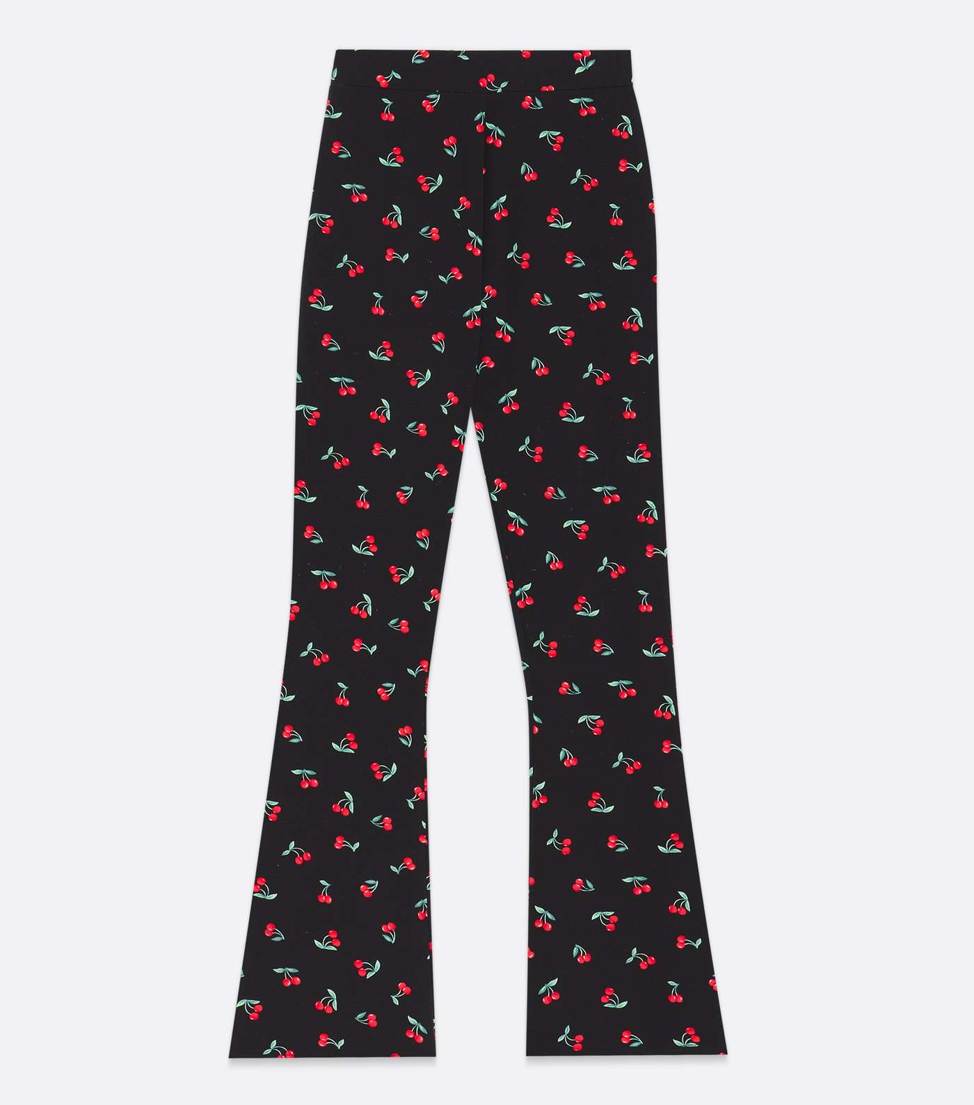 Girls Black Cherry Flared Trousers Image 5