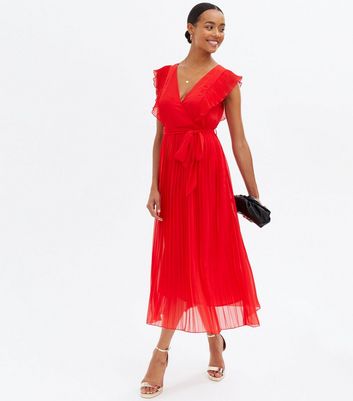 girls red dress shirt
