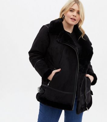 Fur lined aviator jacket Clearance