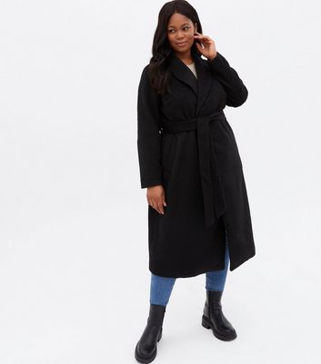 long black maxi coat