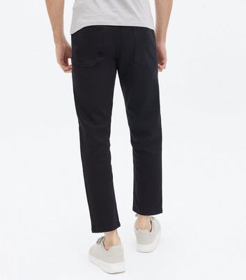 Mens cropped black store jeans