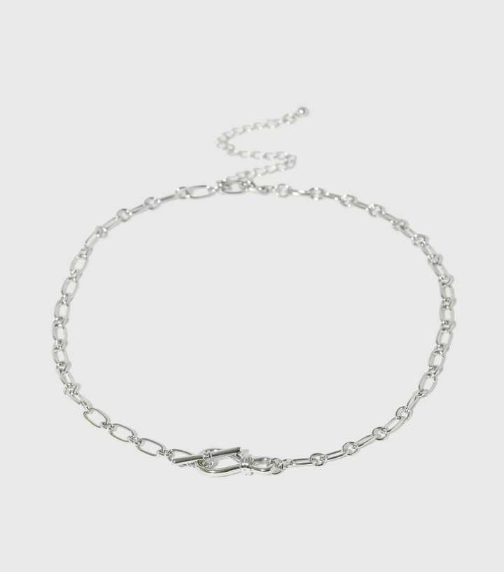 Romy sterling silver chain necklace in silver - Eera