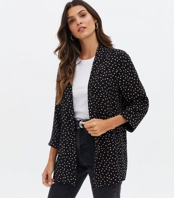 spotty blazer
