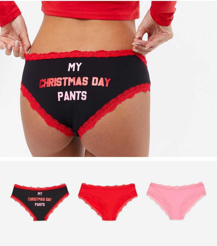 https://media2.newlookassets.com/i/newlook/803746409/womens/clothing/lingerie/3-pack-pink-red-and-black-christmas-day-logo-short-briefs.jpg?strip=true&qlt=50&w=720