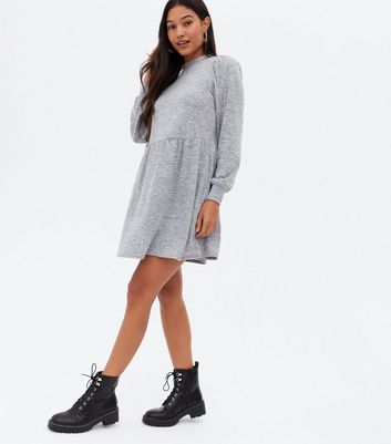 grey smock dresses