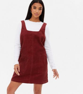 maroon dress new look