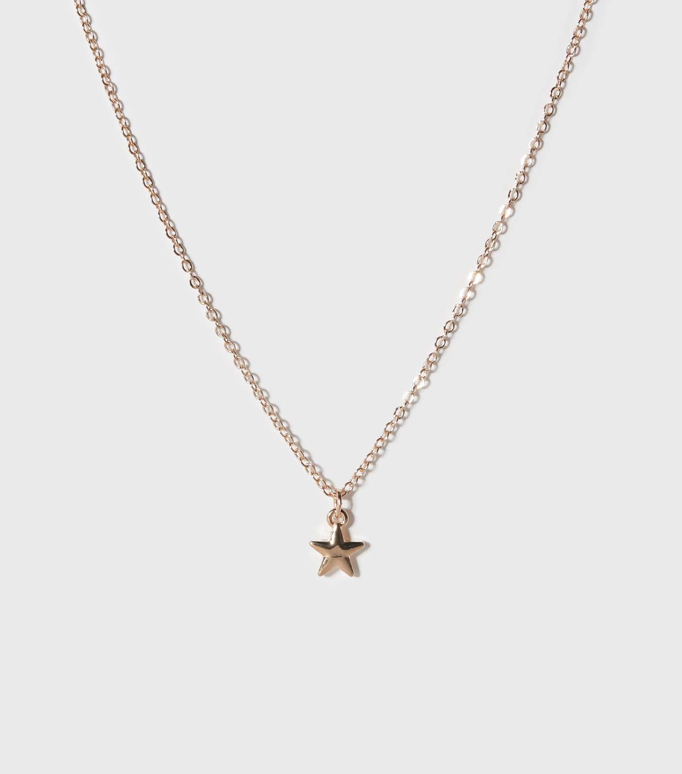 Girls Gold Star Pendant Necklace