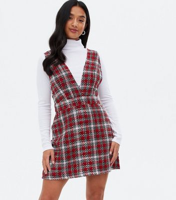 red check dress