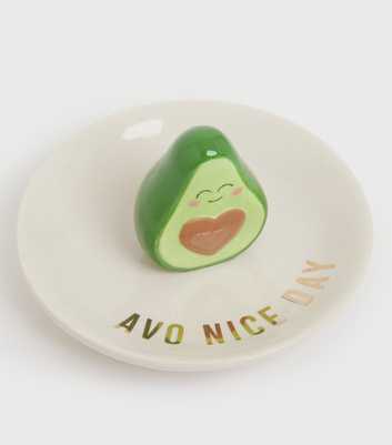 Green Avocado Trinket Tray
