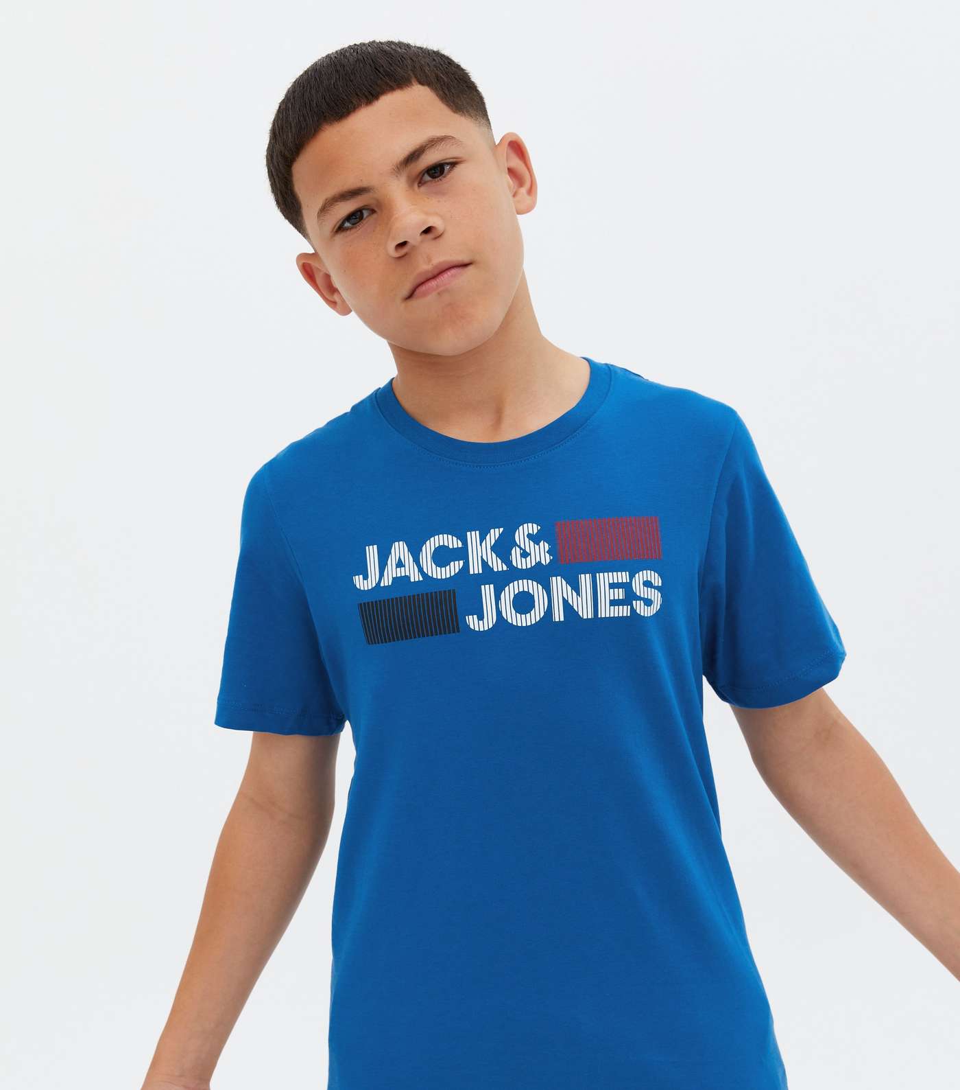 Jack & Jones Junior Bright Blue Logo T-Shirt