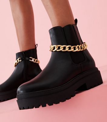 new look chain boots