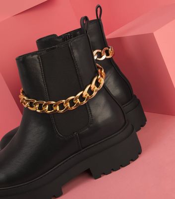 new look chain boots