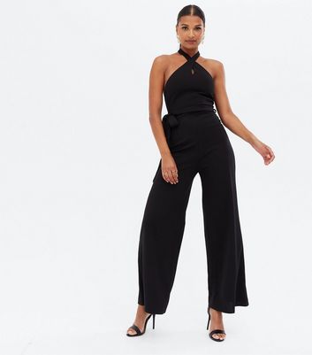 black belted jumpsuit