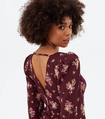 Floral dress clearance tops