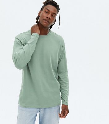 Light Green Long Sleeve Oversized T 