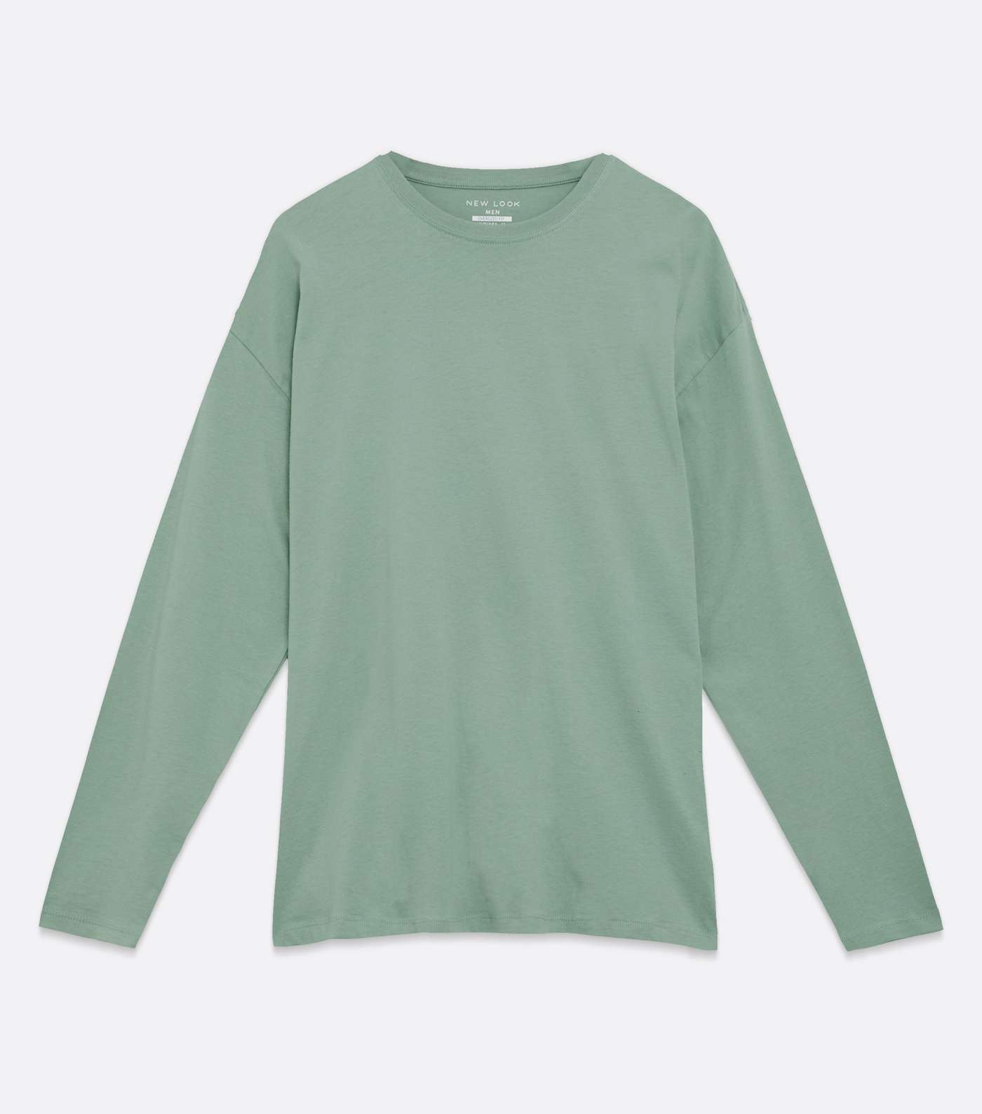 Light Green Long Sleeve Oversized T-Shirt Image 5