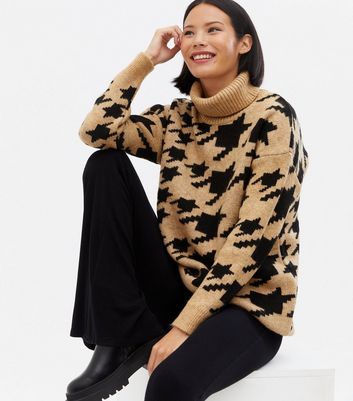 new look brown jumper