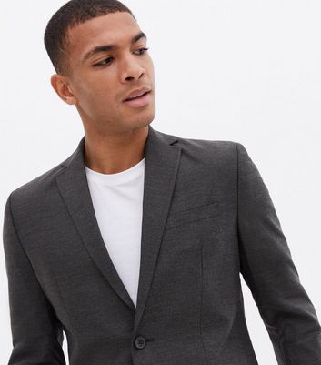 charcoal grey fitted suit