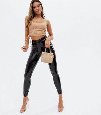 legging vinyl noir