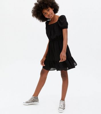 New look girls sale black dress