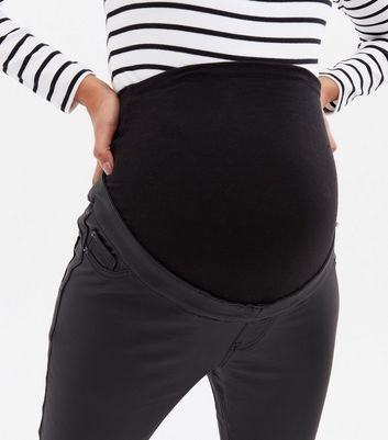 Maternity Black Lift & Shape Under Bump Emilee Jeggings