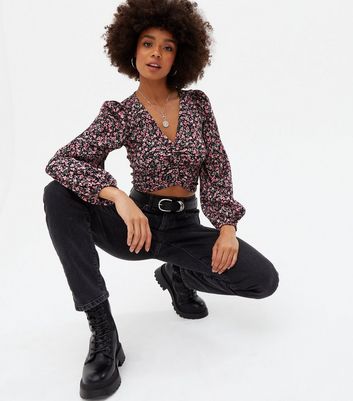 new look ruched top