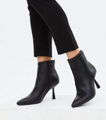 New look black pointed boots hotsell