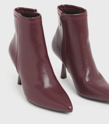 red pointy booties